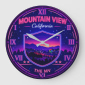 Mountain View California Tech Valley Grote Klok (Voorkant)