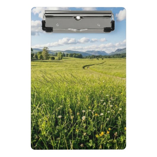 Mountain View Green Valley Schone Klembord (Voorkant)