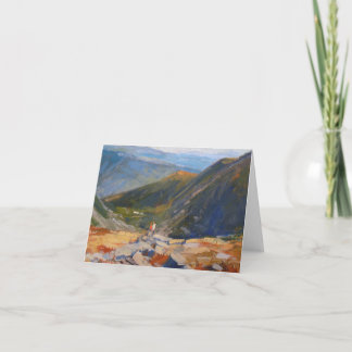 "Mountain View" Wenskaart Kaart