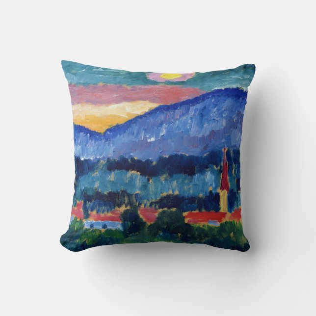 Mountain Village, 1910 Kussen (Voorkant)
