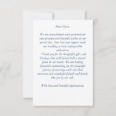 Mountain Village Colorado zomerlandschap bruiloft Bedankkaart (Achterkant)