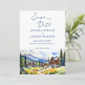 Mountain village Colorado zomerlandschap Kaart (Staand voorkant)