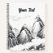 Mountain Village - Ink Notitieboek (Voorkant)