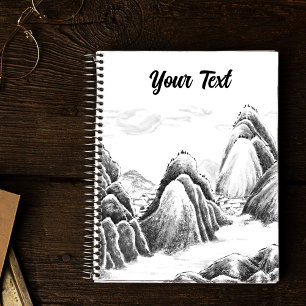 Mountain Village - Ink Notitieboek