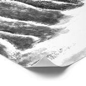 Mountain Village - Ink Poster (Hoek)