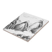 Mountain Village - Ink Tegeltje (Zijkant)