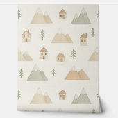 Mountain Village Nursery Wallpaper Behang (Afrollen)