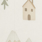 Mountain Village Nursery Wallpaper Behang (Zoom)