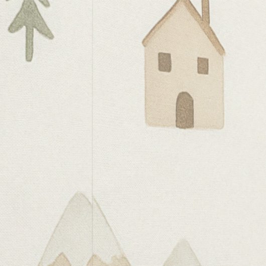 Mountain Village Nursery Wallpaper Behang (Zoom)