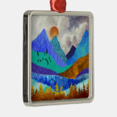 Mountain Vista Metalen Ornament (Rechts)
