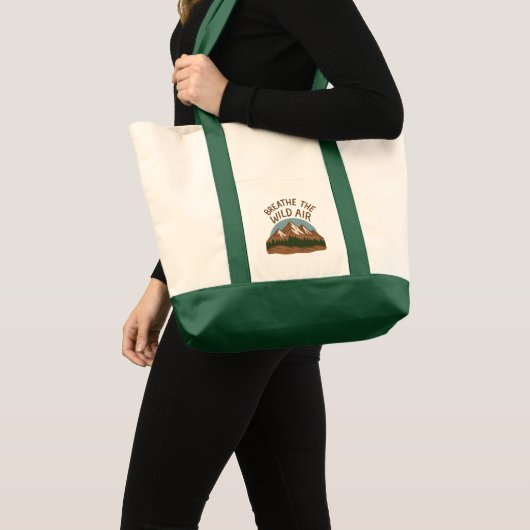 Mountain Vista Natuur Impulse Canvas tas (Voorkant (product))