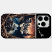 Mountain Vista Through Wood Case-Mate iPhone Case (Achterkant (horizontaal))