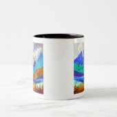 Mountain Vista Tweekleurige Koffiemok (Center)