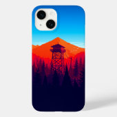 Mountain Watchtower Schilderachtig telefoonhoesje  Case-Mate iPhone Case (Achterkant)