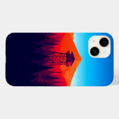 Mountain Watchtower Schilderachtig telefoonhoesje  Case-Mate iPhone Case (Achterkant (horizontaal))