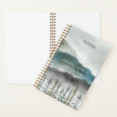 Mountain Watercolor Spiral Notebook  Notitieboek (Binnen)