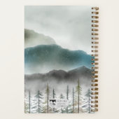 Mountain Watercolor Spiral Notebook  Notitieboek (Achterkant)