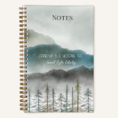 Mountain Watercolor Spiral Notebook  Notitieboek (Voorkant)