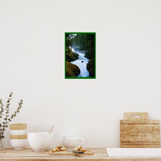 Mountain Waters Poster (Keuken)