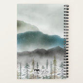 Mountain Waterverf Spiral Notitieboek | 5,5 × 8,5 (Achterkant)