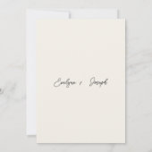 Mountain Waterverf Woodland Pine Trees Bruiloft Kaart (Achterkant)