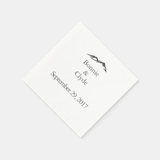 Mountain Wedding Cocktail servetten (Hoek)