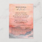 Mountain Wedding Details Informatiekaartje (Voorkant)