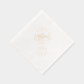 Mountain Wedding Folie Servetten (Rechts)