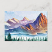 Mountain Wedding Gasteninformatie Kaart (Achterkant)