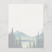 Mountain Wedding | Gepersonaliseerde schrijfbenodi (Achterkant)