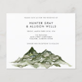 Mountain Wedding Invitation Flyer (Voorkant)