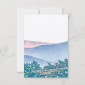 Mountain Wedding Invitation Suite - RSVP-kaart RSVP Kaartje (Achterkant)