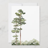 Mountain Wedding Kaart (Achterkant)