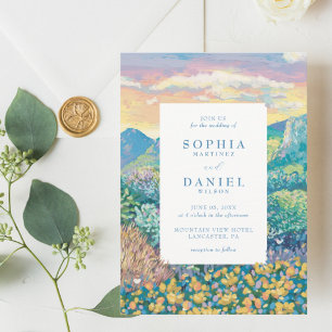 Mountain Wedding Kaart