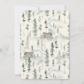 Mountain Wedding/Party Invitation Kaart (Achterkant)