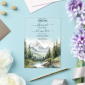 Mountain Wedding Party Vrijgezellenfeest Acryl Uitnodigingen (Insitu (Huwelijk))