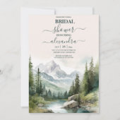 Mountain Wedding Party Vrijgezellenfeest Kaart (Voorkant)