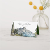 Mountain Wedding Place kaart Plaatskaartje (Achterkant)