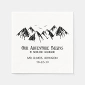 Mountain Wedding Servet (Voorkant)