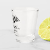 Mountain Wedding Shot Glas (Rechts)