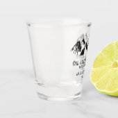 Mountain Wedding Shot Glas (Links)