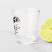Mountain Wedding Shot Glas (Rechts)