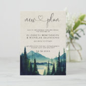 Mountain Wedding | Uitgestelde aankondiging huweli (Staand voorkant)