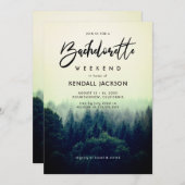 Mountain Weekend Bachelorette Kaart (Voorkant / Achterkant)