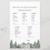 Mountain What's In Your Purse Spelkaarten (Voorkant)