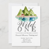 Mountain Wilde 1 1e verjaardag Kaart (Voorkant)