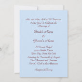 Mountain Wilderness bruiloft uitnodiging (Achterkant)