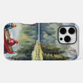 Mountain Wilderness Red Canoe Lake iPhone Hoesje (Achterkant horizontaal)