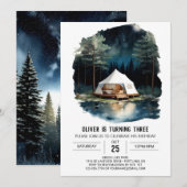 Mountain Wilderness Uitnodiging voor verjaardag (Voorkant / Achterkant)