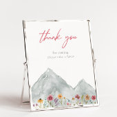 Mountain Wildflower Dank u teken